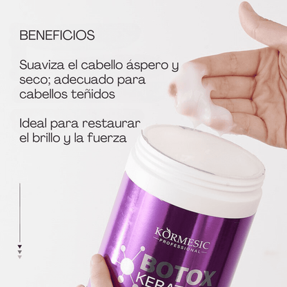 Botox Keratin™: Intensivo Raparador para Cabellos Severamente Dañados