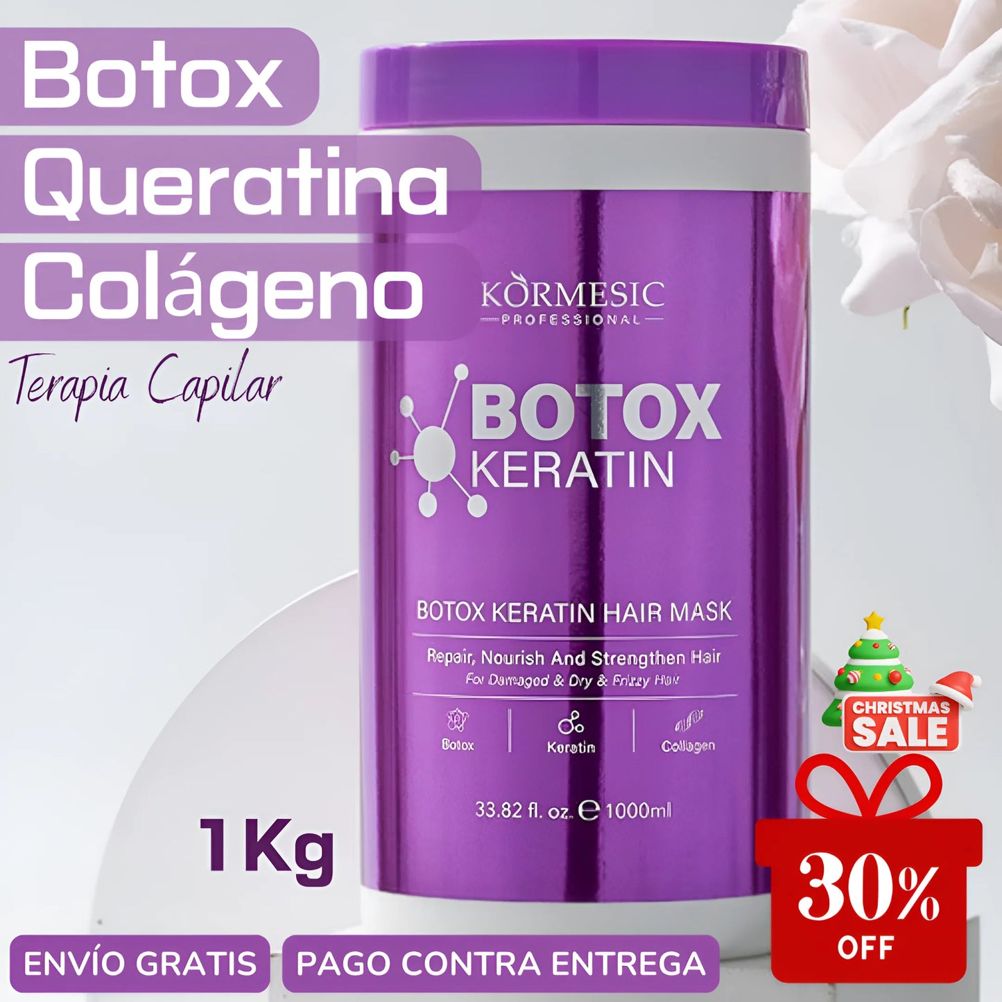 Botox Keratin™: Intensivo Raparador para Cabellos Severamente Dañados