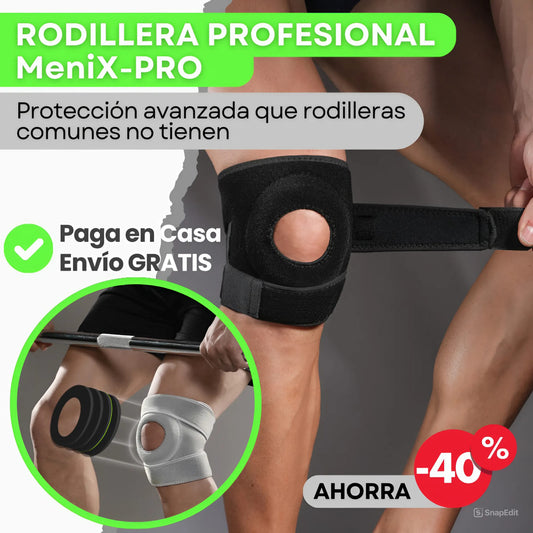 Rodillera Ortopédica MeniX-PRO: Protección Avanzada que Rodilleras Comunes no Tienen